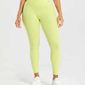 New BP High Rise Cotton Athletic Stretch Crop Leggings XXS Women Light Green